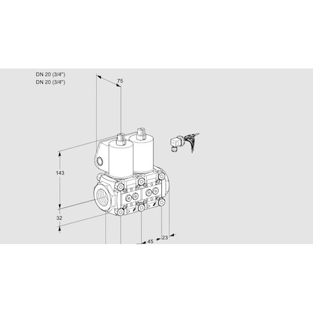 Honeywell Kromschroder VCS 1E20R/20R05NNWL/PPPP/PPMM KS88100332