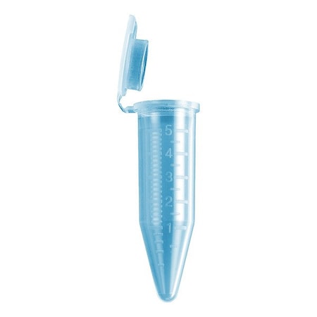 Zoro Select Centrifuge Tube, 0.65 in Dia, Blue, PK200 C2500-B