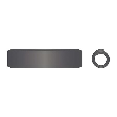Huyett Coiled Spring Pin, HD, Phosphate Coat High Carbon Steel, 0.094 in Dia x 0.688 in L MS39086-083