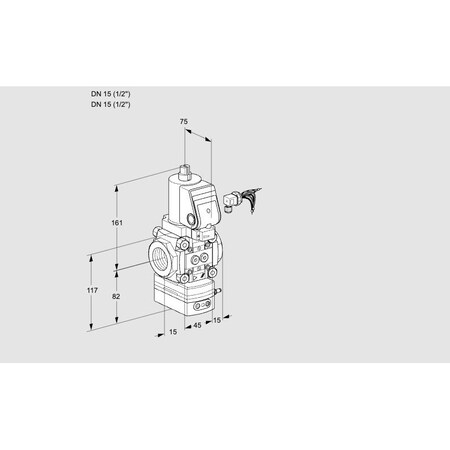 Honeywell Kromschroder VAD115R/NWSR-100B KS88015422