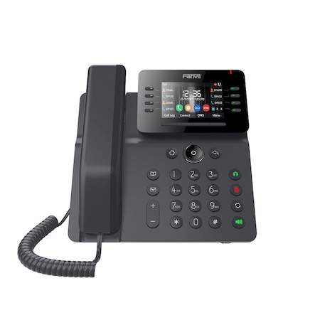 Fanvil IP Phone 3.5 in 480*320 color screen 12 SIP Lines 7 line keys + 1 page key, 21 DSS Dual V64
