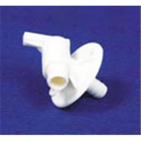 Gizmo 18958CW 0.5 In. Barb Drain Valve- Colonial White GI3030310