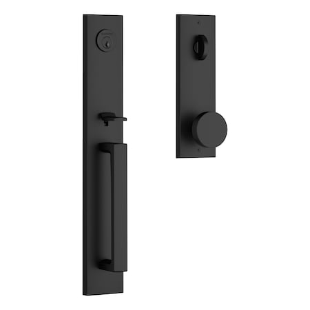 Baldwin Emergency Egress Santa Cruz Handleset with Contemporary Knob and Contemporary Square EESANXCONCQE190