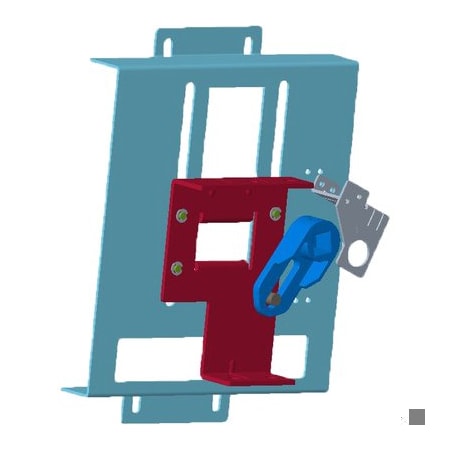 Noark Rotary handle operating mechanism - 1102371 - for M4/M5 - compatible with 12x12mm shafts HM4B