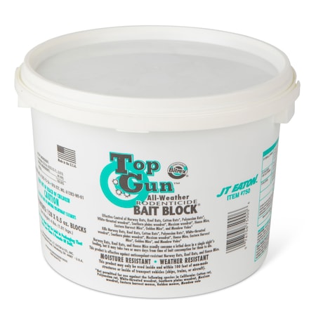 Jt Eaton Rodenticide, Blocks, Bromethalin, 4.5 lb. 750