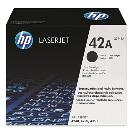 Hp Toner Cartridge, Black Q5942A