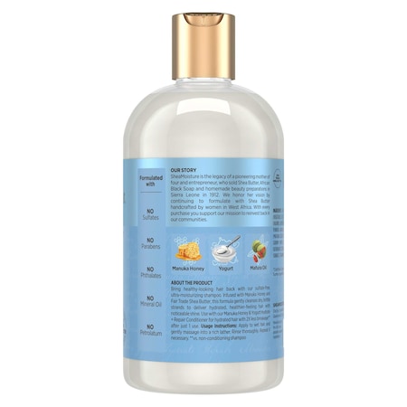 Shea Moisture Manuka Honey and Yogurt Hydrate Shampoo, 13 Fluid Ounce, 12PK 69694643