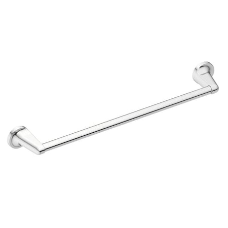 C S I Donner Moen Towel Bar, 18 In L Rod, Zinc, Chrome, Surface Mounting 5818CH