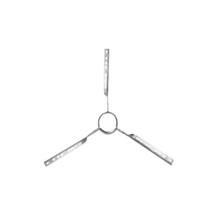 Triangle Mfg Spider Blower Bearing Bracket, Tri-arm, will fit a 2 1/2in bearing ball TB6769