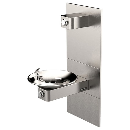 Haws 1001MS ADA Vandal-Resistant Fountain and Bottle Filler w/Mounting System 1001MSP