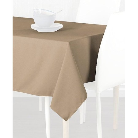 R&R Textile Tablecloth, Rectangle, Sandalwood, PK12 AT-Signature-52x96-7597-Sandalwood