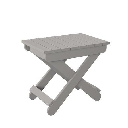 Polybird FOLDING END TABLE.      LIGHT GRAY POLYBIRD P46