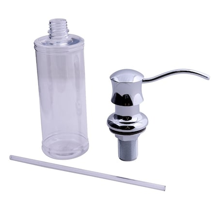 Plumb Pak Soap Lotion Dispenser, Metal/Plastic, Polished Chrome K612PC
