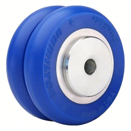 Hamilton Caster Wheel, 4"dia, 720 lb, Blue W-420-SWC85-1/2