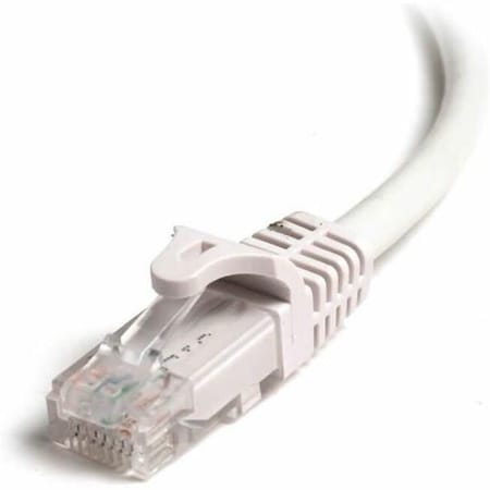 Siemon CBL ASSY MOD 26-4PR STRANDED, CAT6 T568A/B 5FT MC6, WHITE W/CLEAR BOOT MC6-05-02