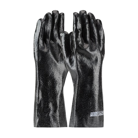 Pip Premium PVC Dipped Glove with Interlock Liner and Semi-Rough Finish, 14" Length, 12PK 58-8040R