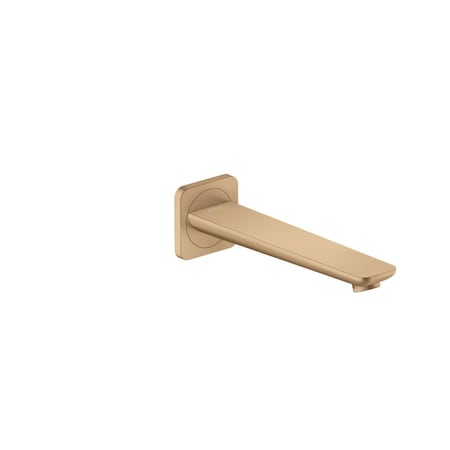 Axor Citterio C Tub Spout in Brushed Bronze 49410141