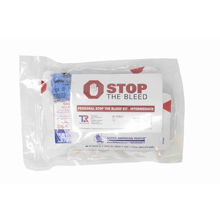 True Rescue Personal STOP THE BLEED Bleeding Control Kit, Intermediate with C-A-T STB3-I-CAT