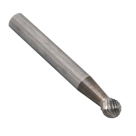 Polyvance 1/4 In. Round Burr With 1/4 In. Shank For 1/4 In. Die Grinders, 1EA 6127