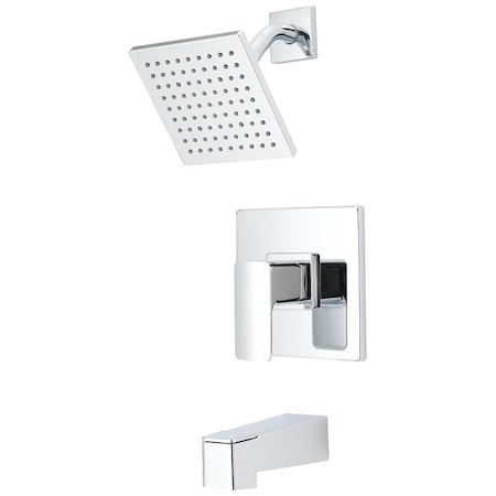 Boston Harbor Faucet TubShower, Fixed Mount Showerhead, 175 gpm Showerhead, 1 Spray Settings, 2, 3Handle F12A0006CP