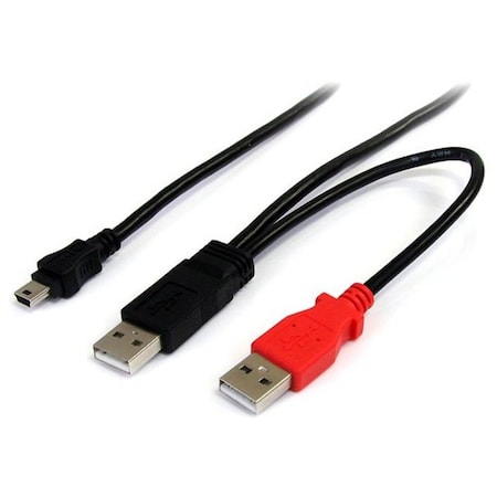Startech.Com 6 FT USB Y CABLE FOR EXTERNAL HARD DRIVE USB2HABMY6