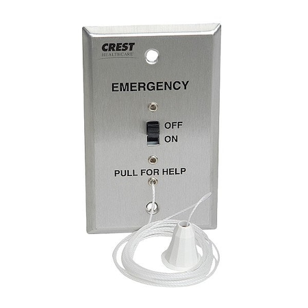 Crest Healthcare Pullcord Station for Cornell, 2 3/4 in W E-144C
