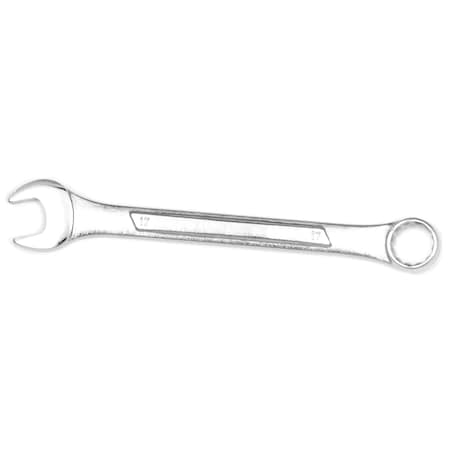 Performance Tool 17 mm with 12 Point Box End, Raised Panel, 8.12 in. Long Chrome Combination Wrench WLMW318C