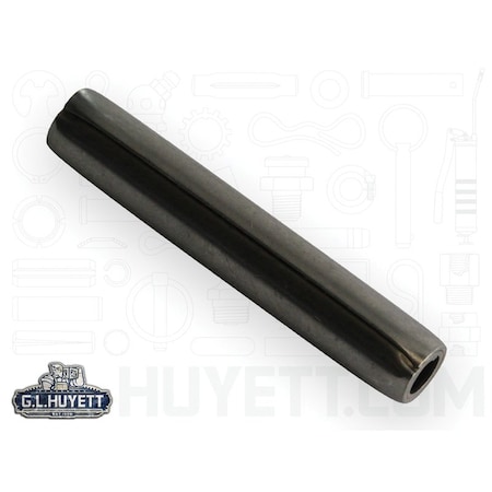 Huyett Coiled Spring Pin, Standard Duty, 420 Stainless Steel, 0.250 in Dia x 1.375 in Length SPCSP-250-1375