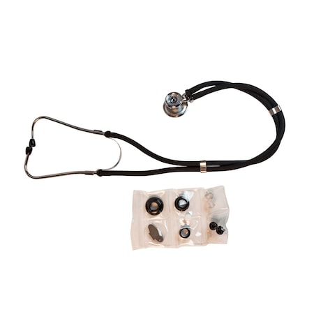 Dynarex Sprague Rappaport Stethoscope, Black, 20PK 7135