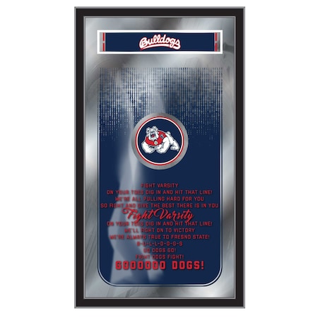 Holland Bar Stool Co Fresno State University 26" x 15" Fight Song Mirror MFghtFresSt
