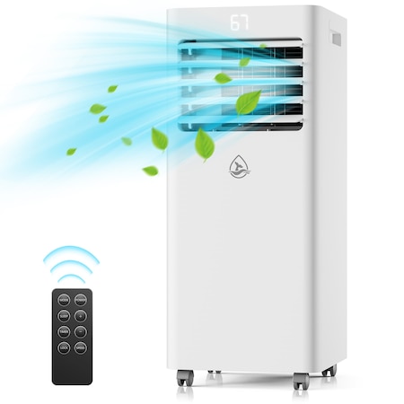 Edendirect Air-Cools 8000 BTU DOE Portable Air Conditioner Cools 300 sq. ft. with Dehumidifier, Remote ED-KY-8K07A