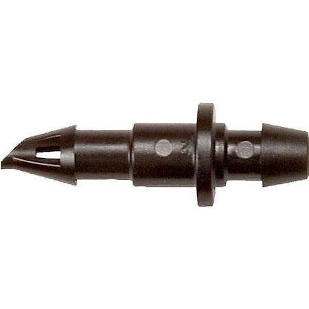 Rain Bird Drip Coupling, 1/4 in, Tube x Barb, Plastic BC25/10PS