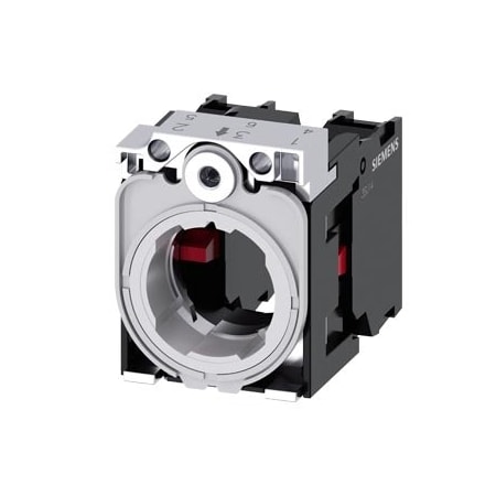 Siemens holder, 3-way, metal, 1 NC, 1 NC, screw terminal 3SU1510-1AA10-1PA0