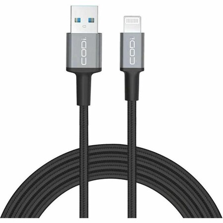 Codi 6ft Braided Nylon USB-A to MFI Lightning Charge & Sync Cable A01070