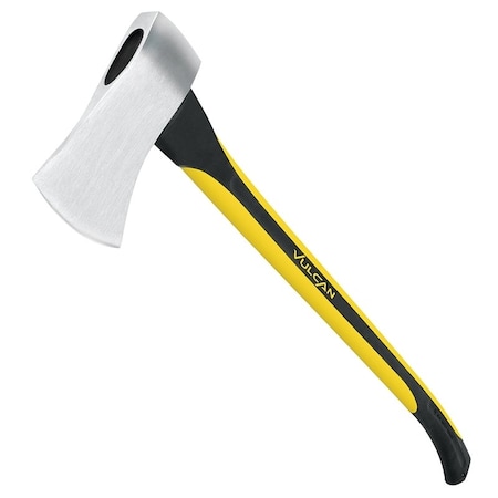 Vulcan 34483 Michigan Axe, High Polished Head, 3.5 lb Head, Fiberglass Handle, 33 in OAL 34925