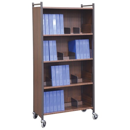 Omnimed Versa Cabinet Style Chart Rack 4 Tier, Flexable Storage Options 262140-WG