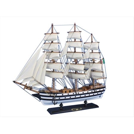 Handcrafted Model Ships Amerigo Vespucci 20 in. Decorative Tall Model Ship Amerigo 20