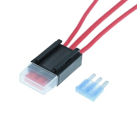 Optifuse IP67 In-Line for MICRO3 Style Blade, 14AWG 20A LPK-01B-14R-W
