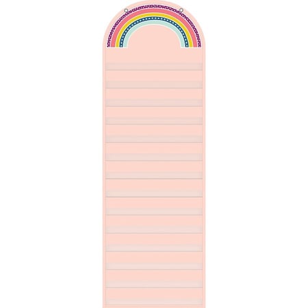 Teacher Created Resources Oh Happy Day Rainbow 14 Pocket Chart, Theme/Subject: Fun, Skill Learning: Rainbow 20106