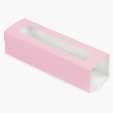 Nashville Wraps Pink Macaron and Cookie Sleeve with Window, 8.25x2.5x2, 100PK MCSSP