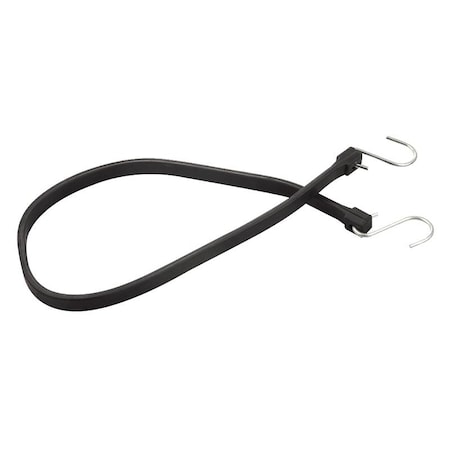 Prosource Tie-Down, 3/4 in W, 35 in L, EPDM Rubber, S-Hook End Fitting, Steel End Fitting FH64089