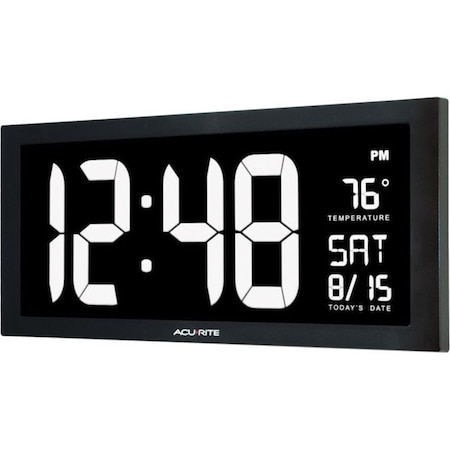 Zoro Select Digital Led Wall, w/Indoor Temp 75100MA2