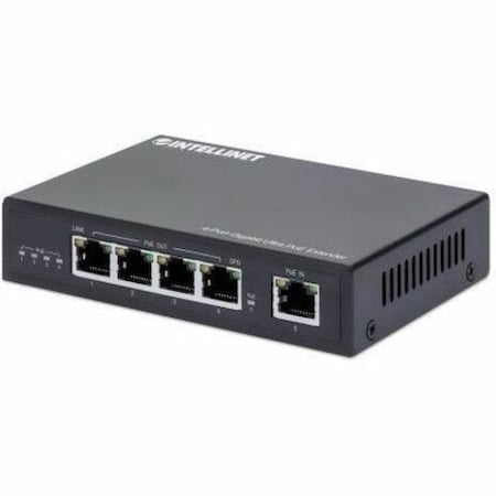 Intellinet Network Solutions INDOOR 4-PORT GIGABIT ULTRA POE EXTENDER, EXTENDS RANGE BEYOND THE 32 561617