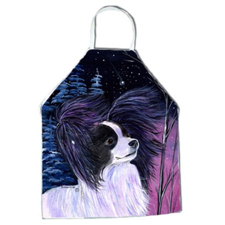 Carolines Treasures Starry Night Papillon Apron - 27 x 31 in. SS8377APRON