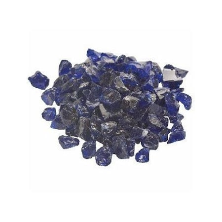 Dagan 0.5-0.75 in. Fire Glass, Dark Blue GLL-DARKBL
