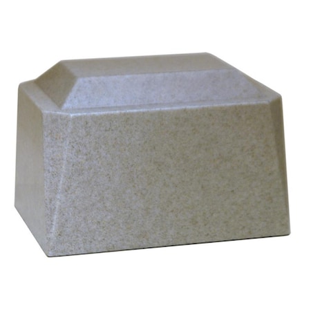 Fasttrack2Fitness Cultured Granite Cremation Alta Adult Urn, Light Gray FA2054206