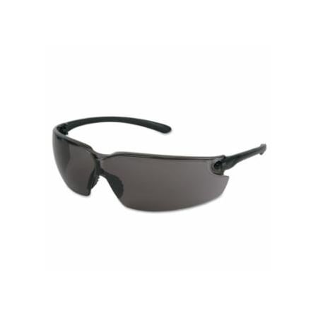 Mcr Safety BlackKat Safety Glasses, Gray Lens, Duramass Scratch-Resistant, 12PK 135-BL112
