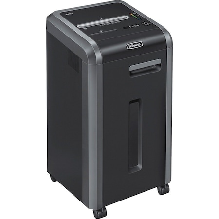 Fellowes POWERSHRED 225I PROVIDES HIGH PERFORMANCE COMMERCIAL SHREDDING. 100% JAM PROOF S 3322001