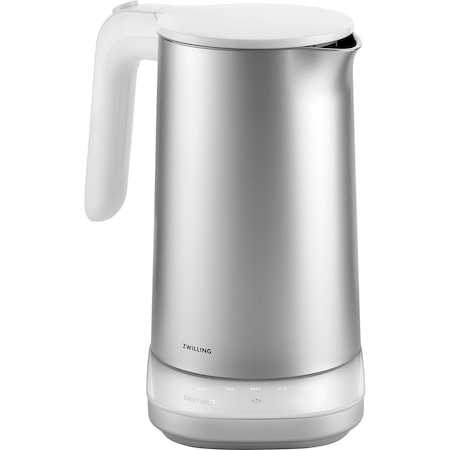 Zwilling Enfinigy Cool Touch 1-Liter Electric Kettle Pro, Cordless Tea Kettle and Hot Waterand, Silver 1027841