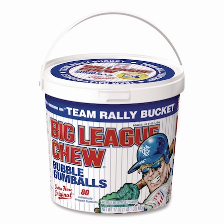 Big League Chew Bubble Gum Balls, Outta' Here Original, 80PK FGM66056
